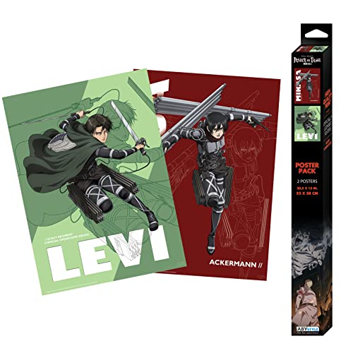 GB Eye - ATTACK ON TITAN Set 2 Chibi Posters Set 1 (52x38cm) von ABYSTYLE