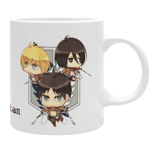 GB Eye Ltd, Attack On Titan Season 2, Chibi Trio Tasse von GB eye