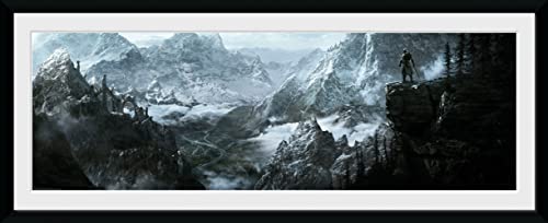 GB Eye "Skyrim Vista", gerahmt, mehrfarbig, 75 x 30 cm von GB eye