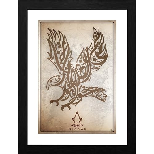 GB eye - Assassins Creed Gerahmter Kunstdruck Adler Mirage (30 x 40 cm) von GB eye
