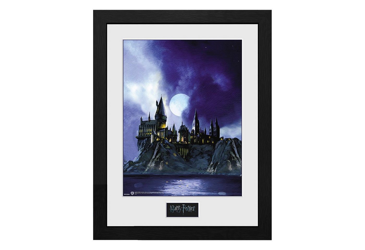 GB eye Bild mit Rahmen Hogwarts Schloss - Harry Potter, Hogwarts Schloss von GB eye