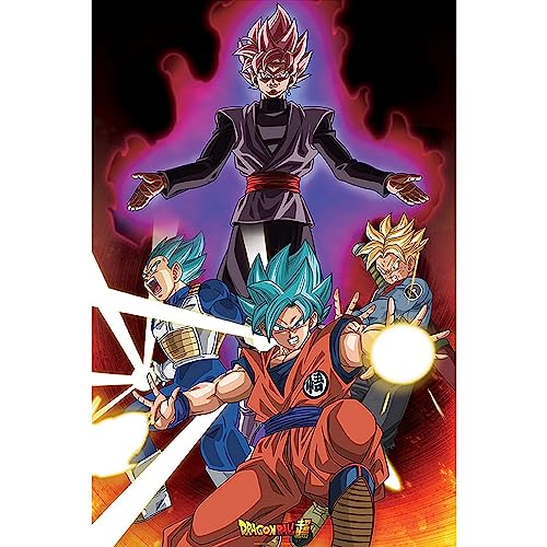 GB eye GBYDCO136 Dragonball Goku Maxi-Poster 61 x 91,5 cm Schwarz von GB eye