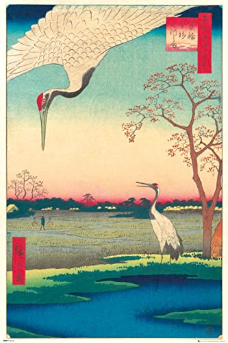 GB eye GN0919 Maxi-Poster „Hiroshige Kanasugi at Mikawashima“ 61 x 91,5 cm von GB eye