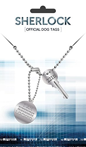 GB eye LTD Sherlocked Hundemarke, Metall, 5 x 3 x 0,1 cm von GB eye