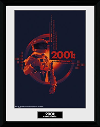 GB eye Ltd 2001 A Space Odyssey Grafikdruck, gerahmt, Holz, 30 x 40 cm, 52 x 44 x 3 cm von GB eye