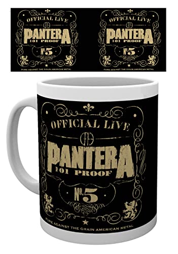 GB eye Ltd Pantera 100 Proof, Tasse, Keramik, verschieden, 9 cm, 320 von GB eye