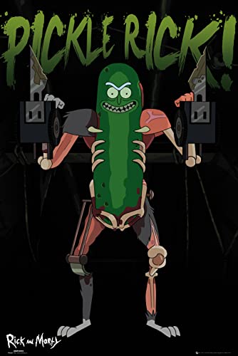 GB eye Maxi-Poster and Morty, Pickle Rick, Paper, Multicolor, 91.5 x 61cm von GB eye