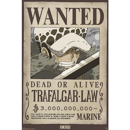 GB eye - ONE PIECE Poster Wanted Law Wano (91,5 x 61 cm) von GB eye