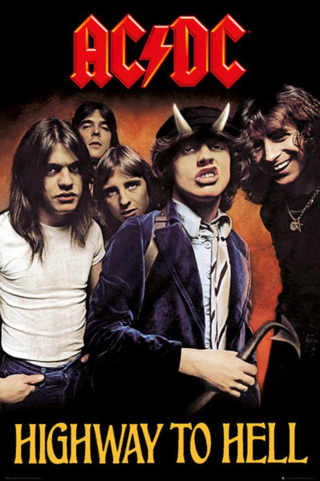 GB eye Poster AC/DC Poster 61 x 91,5 cm von GB eye