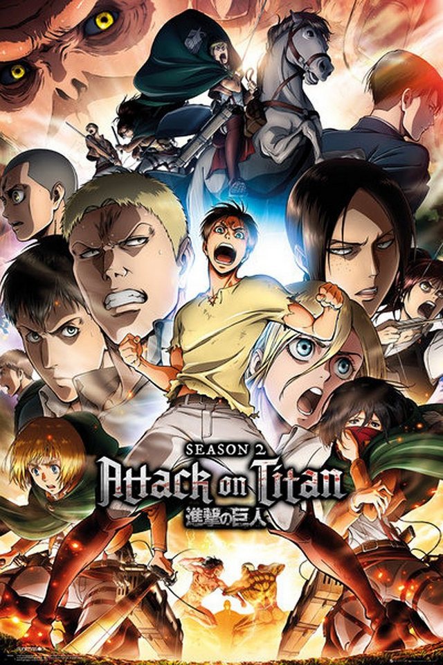 GB eye Poster Attack On Titan Poster Season 2 Key Art 61 x 91,5 cm von GB eye