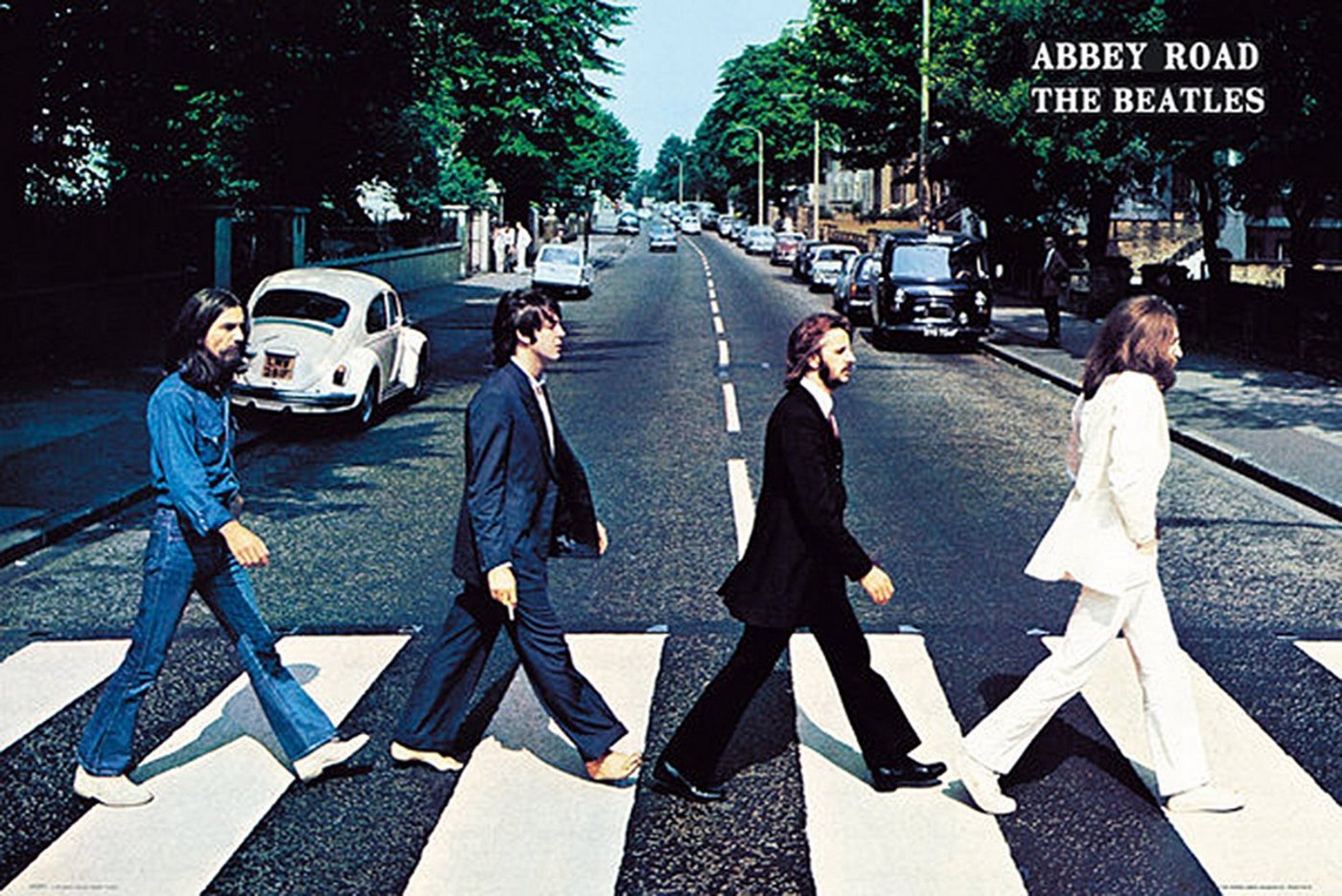 PYRAMID Poster Beatles Poster Abbey Road 91,5 x 61 cm von PYRAMID
