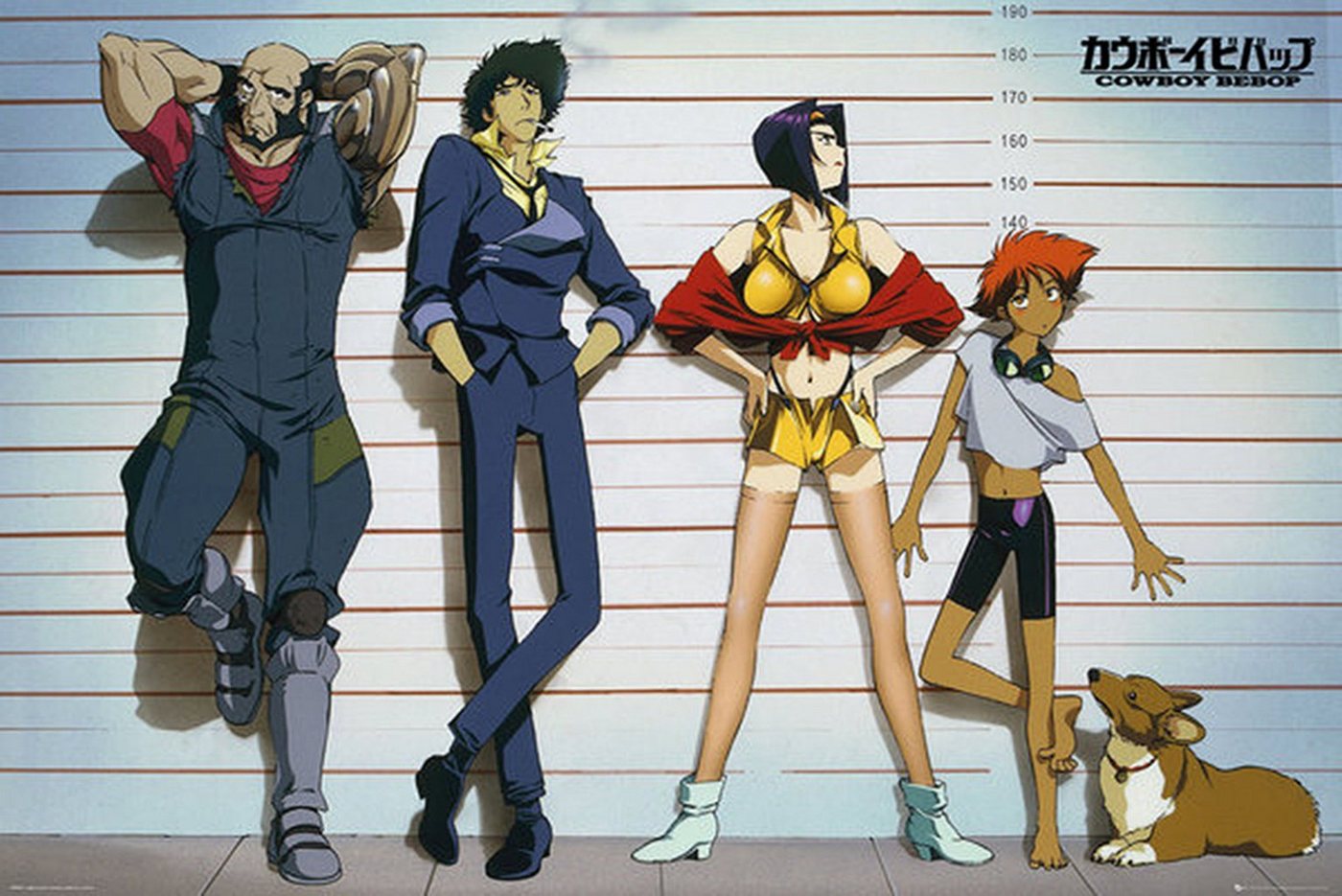 GB eye Poster Cowboy Bebop Poster Line Up 91,5 x 61 cm von GB eye