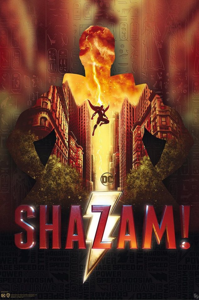 GB eye Poster DC Comics Shazam! Poster Fury Of The Gods, DC Comics 61 x 91,5 cm von GB eye