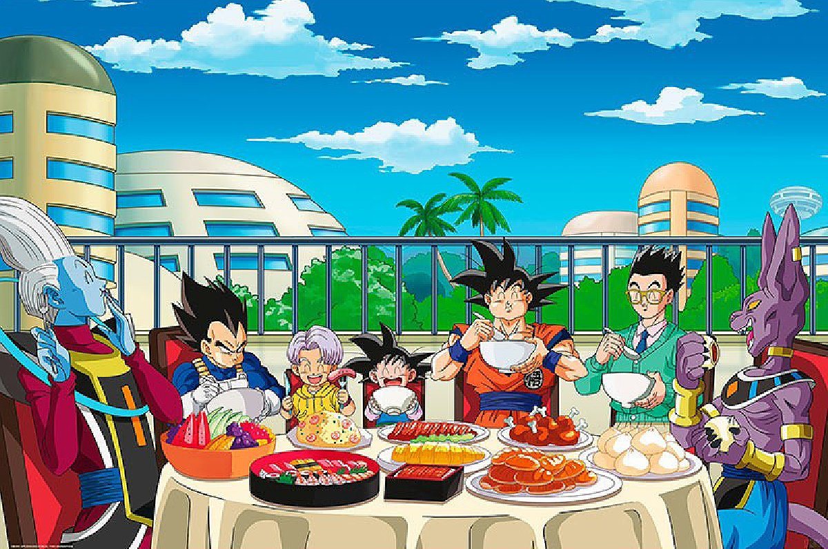 GB eye Poster Dragon Ball Super Poster Feast 91,5 x 61 cm von GB eye