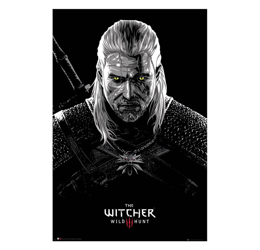 GB eye Poster Geralt Toxicity Poisoning Maxi Poster - The Witcher, Geralt Toxicity Poisoning von GB eye