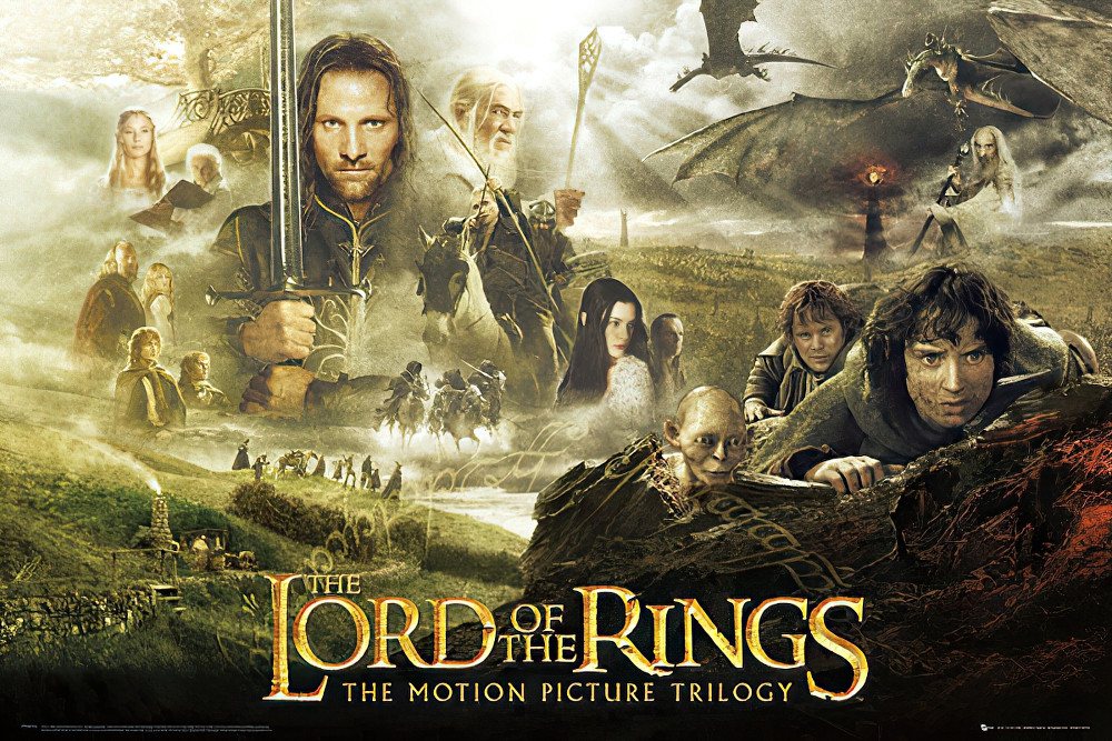 GB eye Poster Herr der Ringe Poster Trilogie 91,5 x 61 cm von GB eye