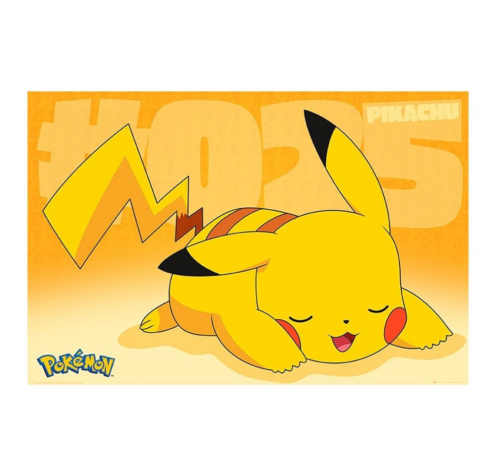 GB eye Poster Pikachu Asleep Maxi Poster - Pokémon, Pikachu Asleep GB eye Poster Pikachu Asleep Maxi Poster - Pokémon, Pikachu Asleep von GB eye