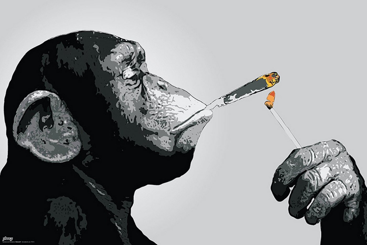 GB eye Poster Steez Poster Monkey Joint Time 91,5 x 61 cm GB eye Poster Steez Poster Monkey Joint Time 91,5 x 61 cm von GB eye