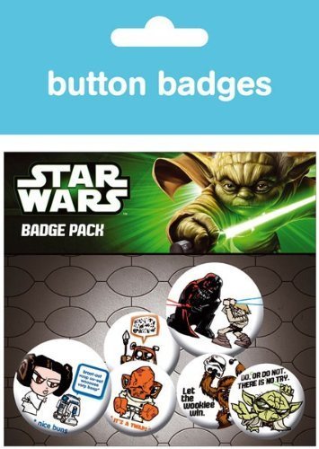 GB eye Star Wars Badge Pack 4 x 25mm 2x38MM von GB eye