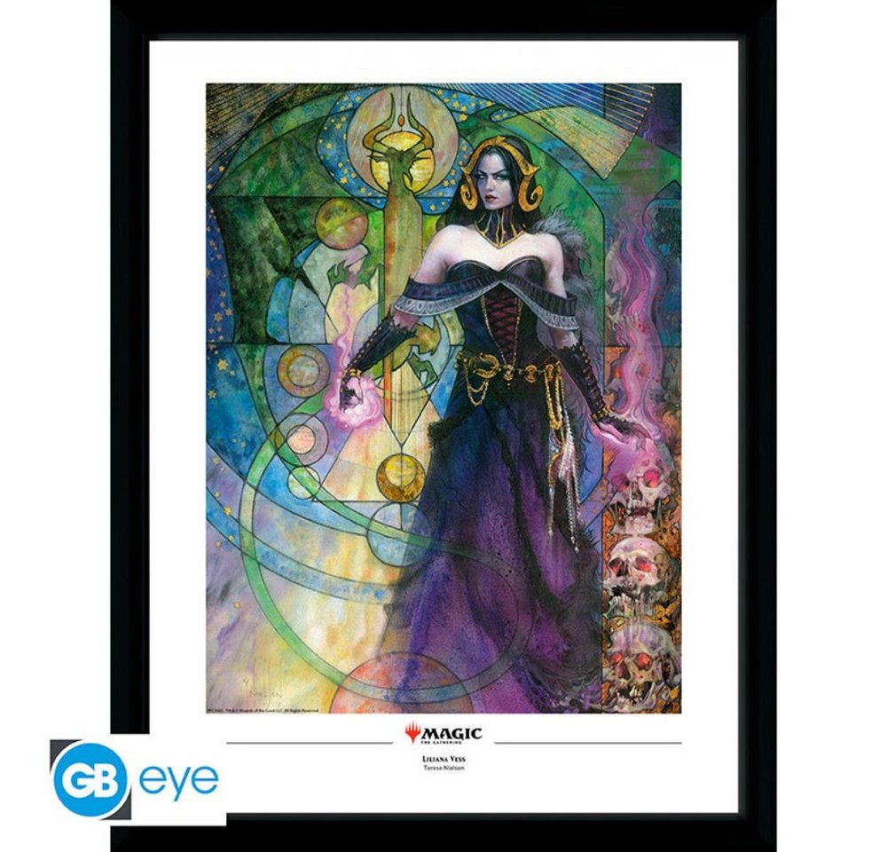 GB eye Tasse MAGIC THE GATHERING - Framed print "Liliana" (30x40) von GB eye