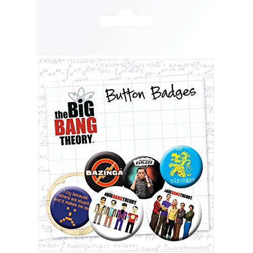 GB eye The Big Bang Theory Badge Pack (6 x Badge Set) von GB eye