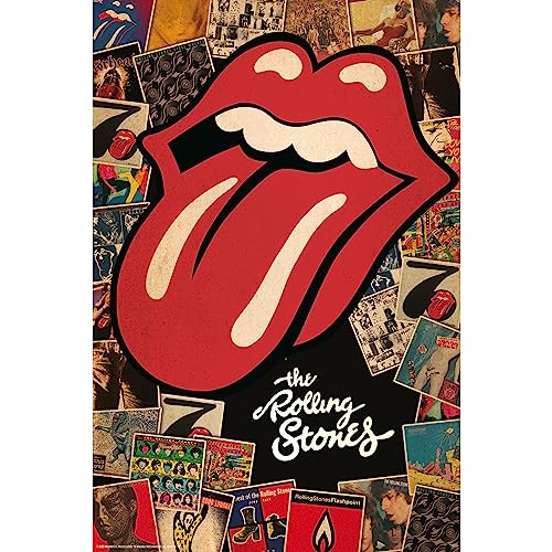 Rolling Stones Poster Collage (61cm x 91,5cm) von GB eye