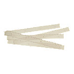 GBC Abheftstreifen A4 PVC 21 Stanzlöcher Transparent 100 Stück von GBC
