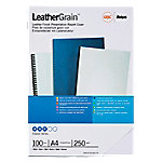 GBC Einbanddeckel A4 LeatherGrain Karton 250 g/m² Schwarz 100 Stück von GBC