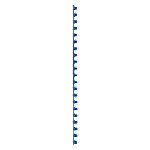 GBC Kunststoff Binderücken Blau 10 mm 45 Blatt DIN A4 100 Stück GBC Kunststoff Binderücken Blau 10 mm 45 Blatt DIN A4 100 Stück von GBC
