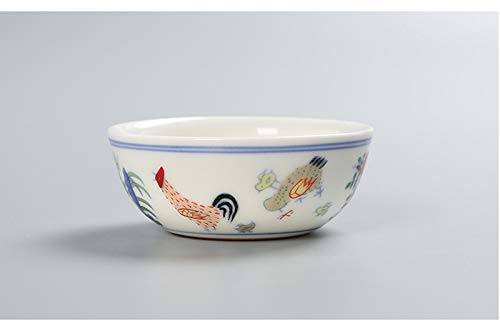 GBCJ Jingdezhen Antike Ming Chenghua Doucai Chicken Crock Cup Antike Porzellan Teeservice Teetasse Kung Fu Teeservice Teetasse Geschenk Kleine Teeschale Handgemachte Teeservice Untertasse von GBCJ