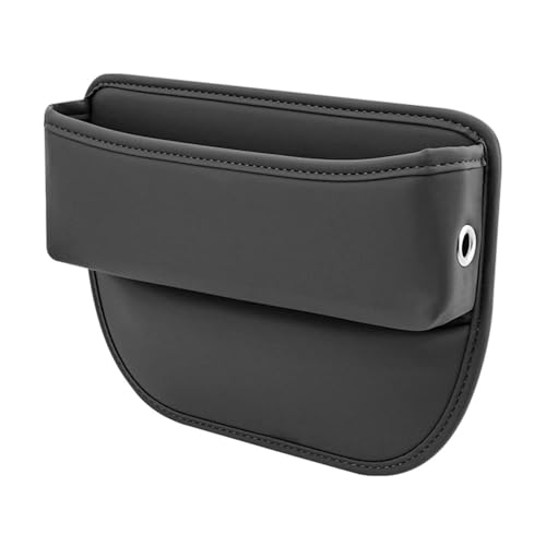 GBEDIKMS 2 Stück Autositz Gap Organizer Storage Box für Audi A4 B9 Wagon Estate Kombi 2017-, Sitzspalt Aufbewahrungsbox mit Loch USB Kabel für Kleinigkeiten Handys,Bla-ck von GBEDIKMS