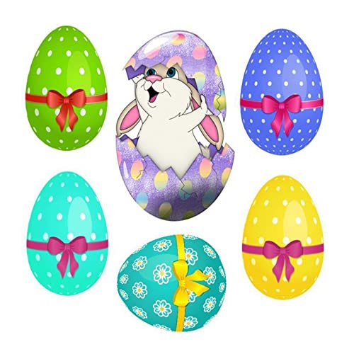 Aufkleber Ostern Ostersticker Hase Ostereier Frühling Fenstersticker Fensterbilder Ostern Kinder Osteraufkleber Ostersticker Selbstklebend Party Supplies Belohnung Geschenke (B, One Size) von GBEN