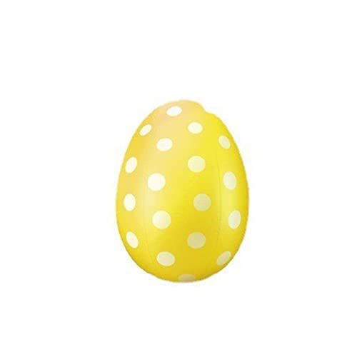 GBEN Ostereier Deko Ostereier zum Aufhängen Ostereier mit schönen Mustern Hänge-Deko für den Osterstrauß Osterstrauchdeko Ostern Deko für die Osterdekoration (S-1-Yellow, One Size) von GBEN