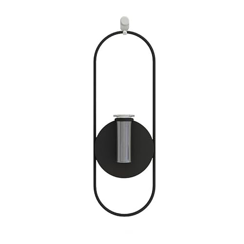 Kandelaber Kerzenständer aus Metall zur Wandmontage, geometrischer ovaler Kerzenhalter, modernes Teelicht for Aufhängen, Heimdekorationszubehör Deko Kandelaber Kerzenständer aus Metall zur Wandmontage, geometrischer ovaler Kerzenhalter, modernes Teelicht for Aufhängen, Heimdekorationszubehör Deko von GBEVAUEIO