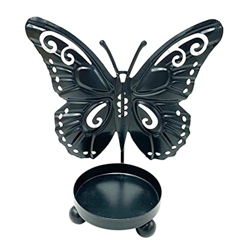 Kandelaber Kreativer Kerzenhalter, Geschnitzte Teelichthalter, Schattenornament for Tafelaufsätze, Esszimmer, Hochzeitsdekoration Deko(Schwarz) von GBEVAUEIO