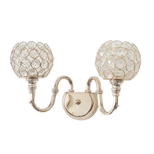 Kandelaber Wandbehang Kerzenständer Wandlampe Duftkerze for Wanddekoration Wandleuchte GoldKerzenhalter Kunsthandwerk Deko(E) von GBEVAUEIO