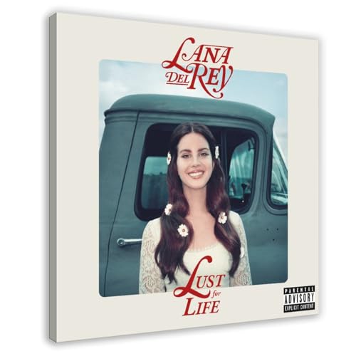 GBFRE Lana Del Rey Lust for Life Musikalbum Cover Poster Leinwand Poster Wandkunst Dekor Druck Bild Gemälde für Wohnzimmer Schlafzimmer Dekoration Rahmenstil 30 x 30 cm GBFRE Lana Del Rey Lust for Life Musikalbum Cover Poster Leinwand Poster Wandkunst Dekor Druck Bild Gemälde für Wohnzimmer Schlafzimmer Dekoration Rahmenstil 30 x 30 cm von GBFRE