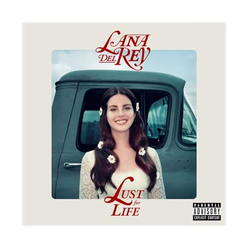 GBFRE Lana Del Rey Lust for Life Musikalbum Cover Poster Leinwand Poster Wandkunst Dekor Druck Bild Gemälde für Wohnzimmer Schlafzimmer Dekoration ungerahmter Stil 30 x 30 cm GBFRE Lana Del Rey Lust for Life Musikalbum Cover Poster Leinwand Poster Wandkunst Dekor Druck Bild Gemälde für Wohnzimmer Schlafzimmer Dekoration ungerahmter Stil 30 x 30 cm von GBFRE