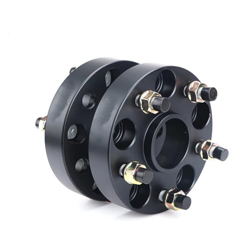 Spurverbreiterung Adapter 2 Stück Universal-Auto-Spurverbreiterungen Umbauadapter Für 15 20 25 30mm PCD 5x100 To 5x112 5x108 5x114.3 5x120 5x130(2PCS 15mm Black) von GBGWRMRYX