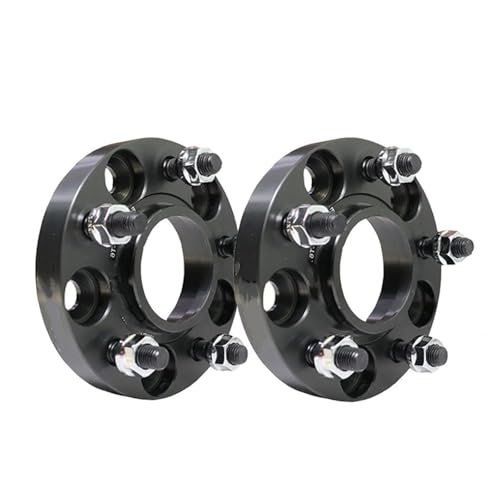 Spurverbreiterung Adapter 2 Stücke Für Jaguar Für XJ Für XK Für XF Für X-TYPE Für S-TYPE Auto Spurverbreiterungen Aluminium PCD 5x108 CB 63.4mm M12 * 1.5(2Pcs spacer 20mm-BK) von GBGWRMRYX