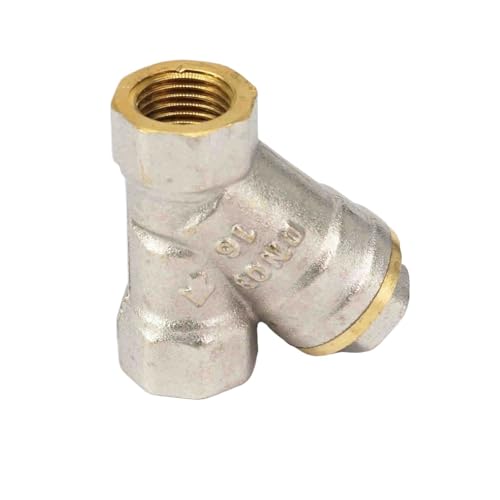 1/4" BSPP Female Brass Y Strainer Filter Valve Pressure Washer Jet Air Conditioner 40 Mesh von GBIDKKYZIE