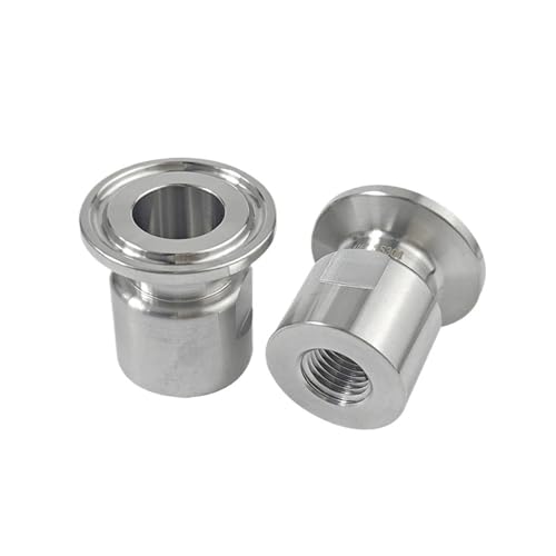 1/4" NPT Female X 34mmTri Clamp TC34 304 Stainless Steel Pipe Fitting Connector Adapter von GBIDKKYZIE