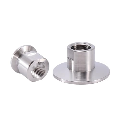 1PC KF25 Vacuum flange to 1" NPT Female Thread 304 Stainless Steel Vacuum Flange Pipe Pipe Fitting von GBIDKKYZIE