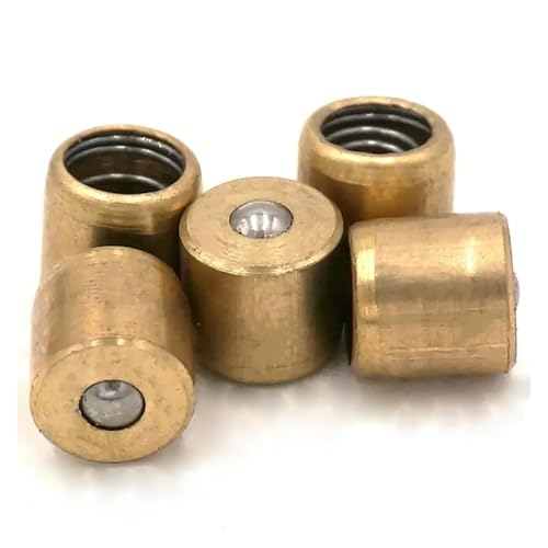 20PC 10x10mm Brass Push Button oiler press fit ball oiler von GBIDKKYZIE