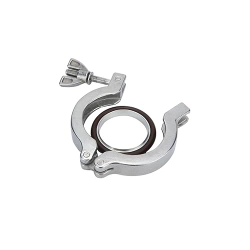 KF40 Vacuum Clamp Fitting SUS 304 Stainless Steel Beer Brewing With Bracket + FKM O-Ring von GBIDKKYZIE