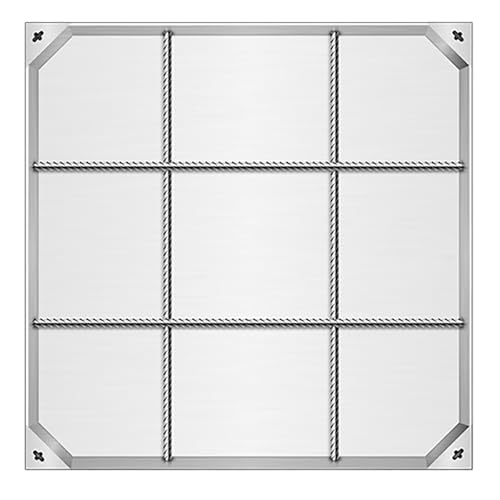 GBKBVTATDK Unsichtbarer Schachtdeckel und Rahmen aus Edelstahl – Schwerlast-Eingelassener, bündig sitzender Deckel für Klärgrube für Einfahrt, Garten, Hof, Gehweg, Parkplatz(19.7in(50cm)) von GBKBVTATDK