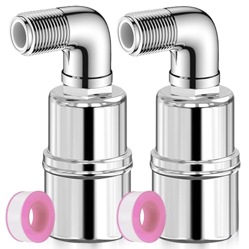 3/4 Zoll Schwimmerventil Edelstahl, 2 Stück Automatisches Wasserstandskontrollventil Schwimmerventil für Wassertank Pool mit Wasserhahn-Dichtungsband, (Seitenwassereinlass) von GBKDQQ