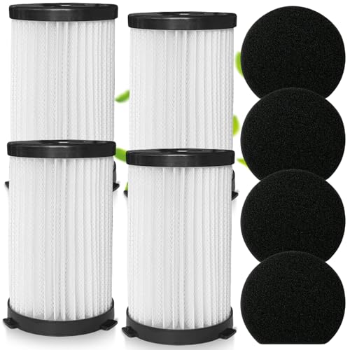 4 Stück Filter für MooSoo D600/D601, Filters für Clatronic BS 1306N, BS 1948 CB Akku-Staubsauger, Schnurlosen Stabstaubsauger Ersatzteile mit 4 Schwamm, Kehrroboter Reinigungszubehör Werkzeuge 4 Stück Filter für MooSoo D600/D601, Filters für Clatronic BS 1306N, BS 1948 CB Akku-Staubsauger, Schnurlosen Stabstaubsauger Ersatzteile mit 4 Schwamm, Kehrroboter Reinigungszubehör Werkzeuge von GBKDQQ