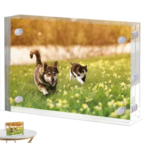 GBKDQQ Acryl-Bilderrahmen 15x20cm, Magnetischer Durchsichtiger Bilderrahmen, Rahmenlos Magneticsche Doppelseitiger Fotorahmen GBKDQQ Acryl-Bilderrahmen 15x20cm, Magnetischer Durchsichtiger Bilderrahmen, Rahmenlos Magneticsche Doppelseitiger Fotorahmen von GBKDQQ