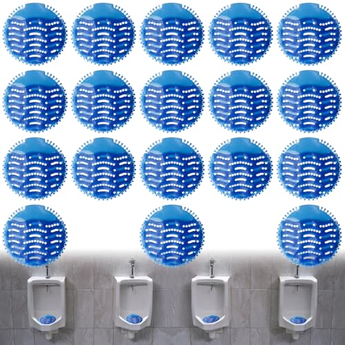 Urinalsieb, 18 Stück Urinalsieb mit Duft, Universal Urinal Einsat Urinaleinlage Urinalsieb Spritzschutz Lufterfrischer Einsatz 30 Tage Frischewirkung, Urinal Einleger Matte für Jedes Pissoir von GBKDQQ
